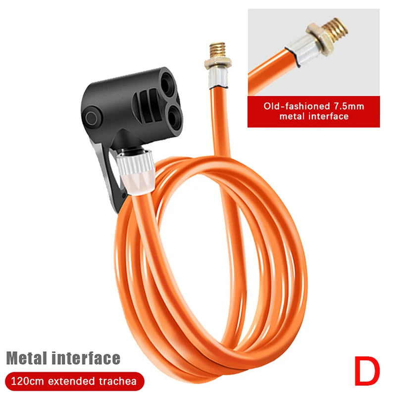 Bicycle Air Pump Extension Tube Pump Bicycle Hose Air Pump Connector Bike Air Pump Tire Inflator Nozzles Accessories Pump Hose