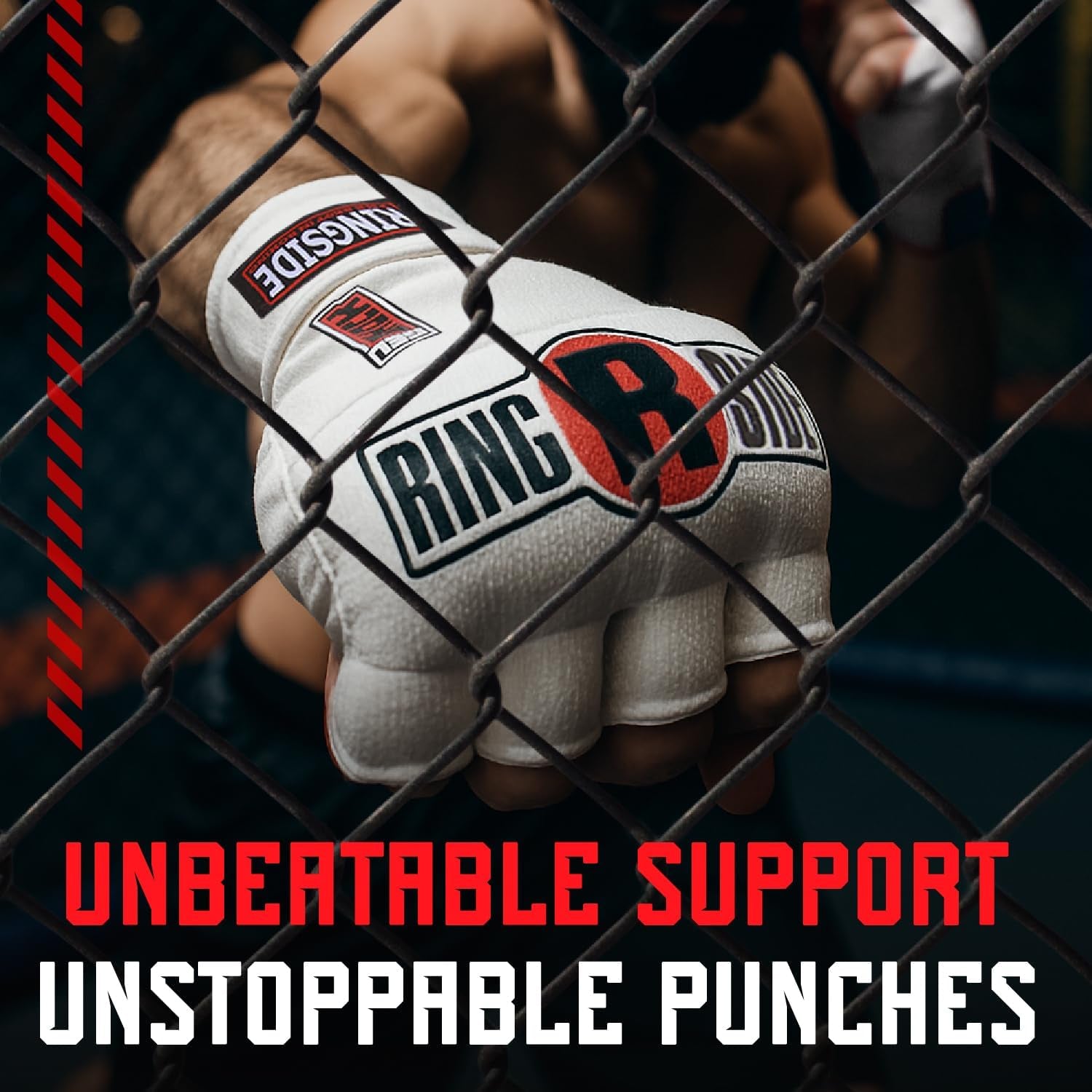 Gel Shock Quick Wraps, Impact-Absorbing Hand Wraps with Secure Support, Ideal for Boxing, MMA, Muay Thai, and Martial Arts, Inner Boxing Gloves for Men and Women
