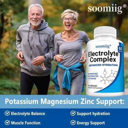 Premium Electrolyte Capsules - Maintaining Electrolyte Levels, Sports Recovery,Energy Health,Dietary Supplement