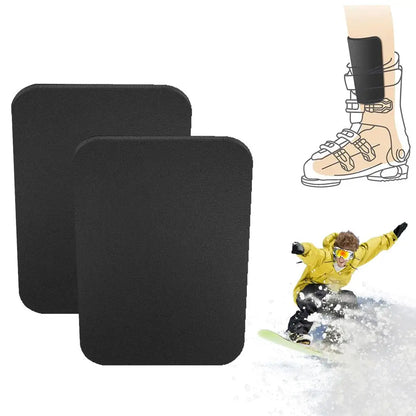 Ski Shin Pads - Cushioned Inserts for Ski Boots, Protective Shin Guards for Skiing &amp; Snowboarding, Comfortable Shock Absorption