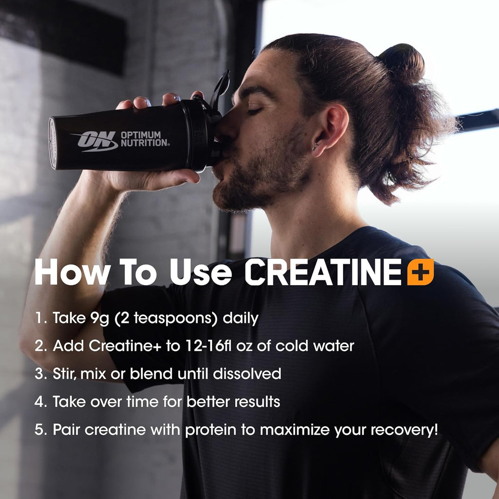 Creatine Monohydrate plus Powder, Orange Passionfruit Flavored Creatine Performance Blend with Electrolytes for Hydration, Added Vitamins, 40 Servings, 360 Grams (Packaging May Vary) | Monohydrate Creatine Performance Blend, with Electrolytes for Hydration, Added Vitamins, Supports Energy and Muscle Recovery