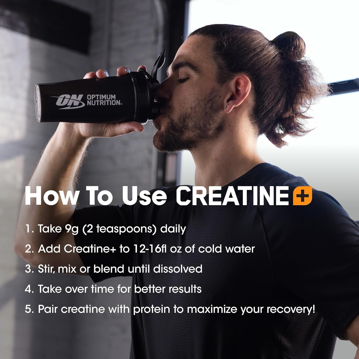 Creatine Monohydrate plus Powder, Orange Passionfruit Flavored Creatine Performance Blend with Electrolytes for Hydration, Added Vitamins, 40 Servings, 360 Grams (Packaging May Vary) | Monohydrate Creatine Performance Blend, with Electrolytes for Hydration, Added Vitamins, Supports Energy and Muscle Recovery