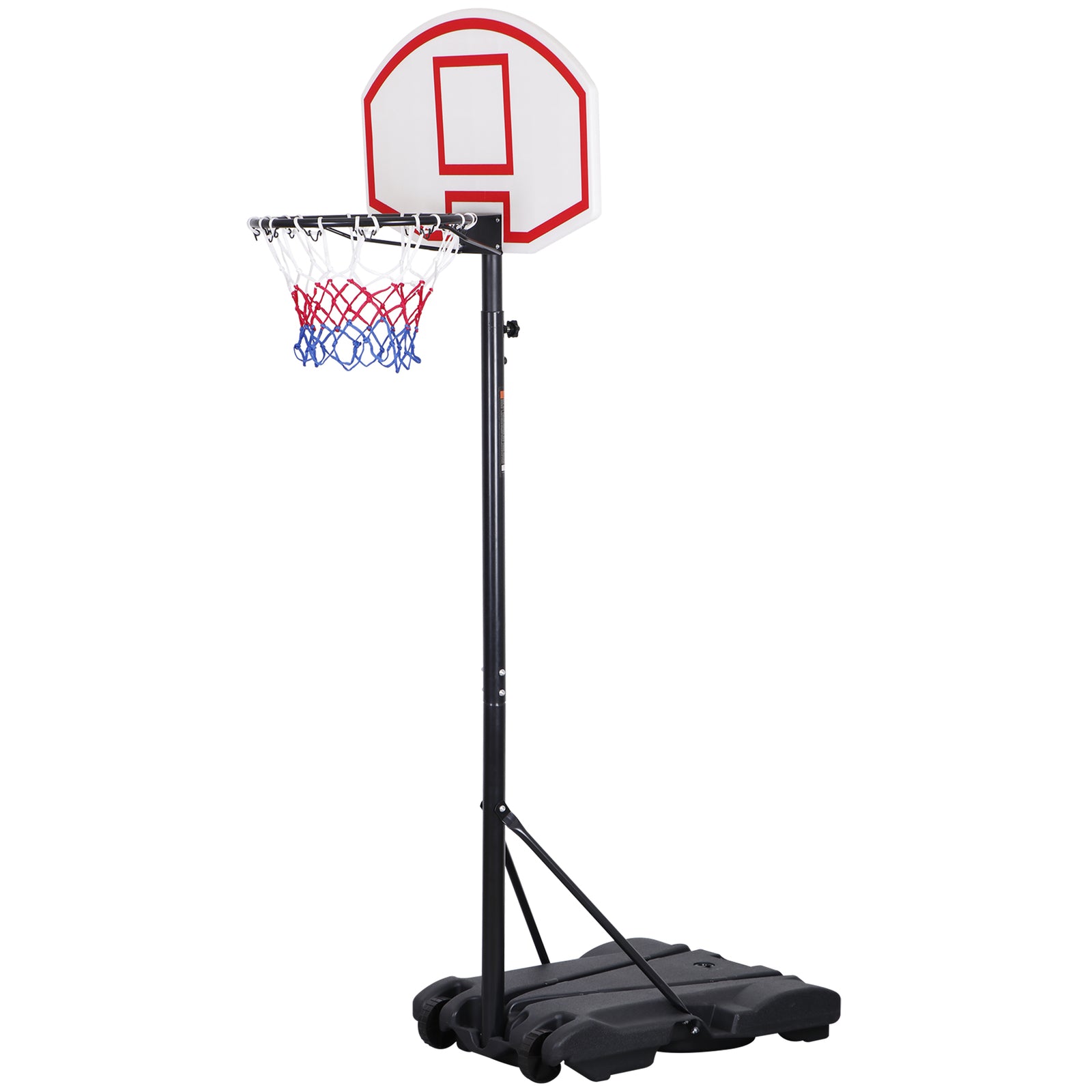 Basketball Hoop Outdoor Adjustable 5.5-7 Ft Portable Basketball Goals Stand Kids