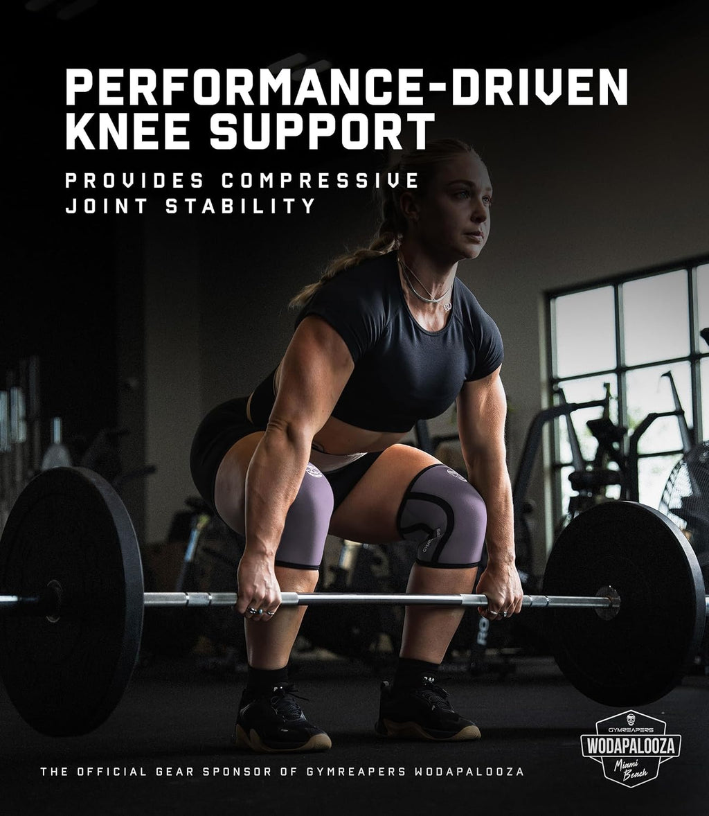 5MM Knee Sleeves for Weightlifting, Squats, Powerlifting, and Functional Training – Compression Knee Support for Men & Women – Joint Protection & Recovery – Pair