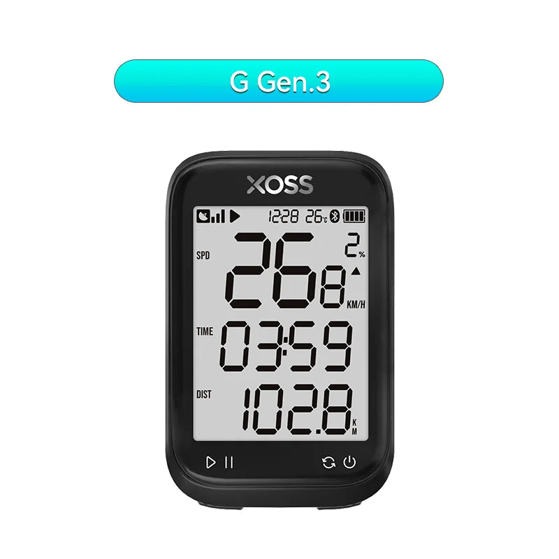 G3/G3+ GPS Bike Computer G/G+ Gen.3 Power Meter Cadence Speed Bicycle Odometer G3 plus Waterproof Lights Connection Cycling