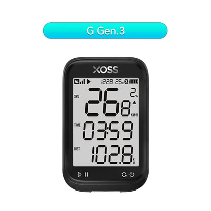 G3/G3+ GPS Bike Computer G/G+ Gen.3 Power Meter Cadence Speed Bicycle Odometer G3 plus Waterproof Lights Connection Cycling