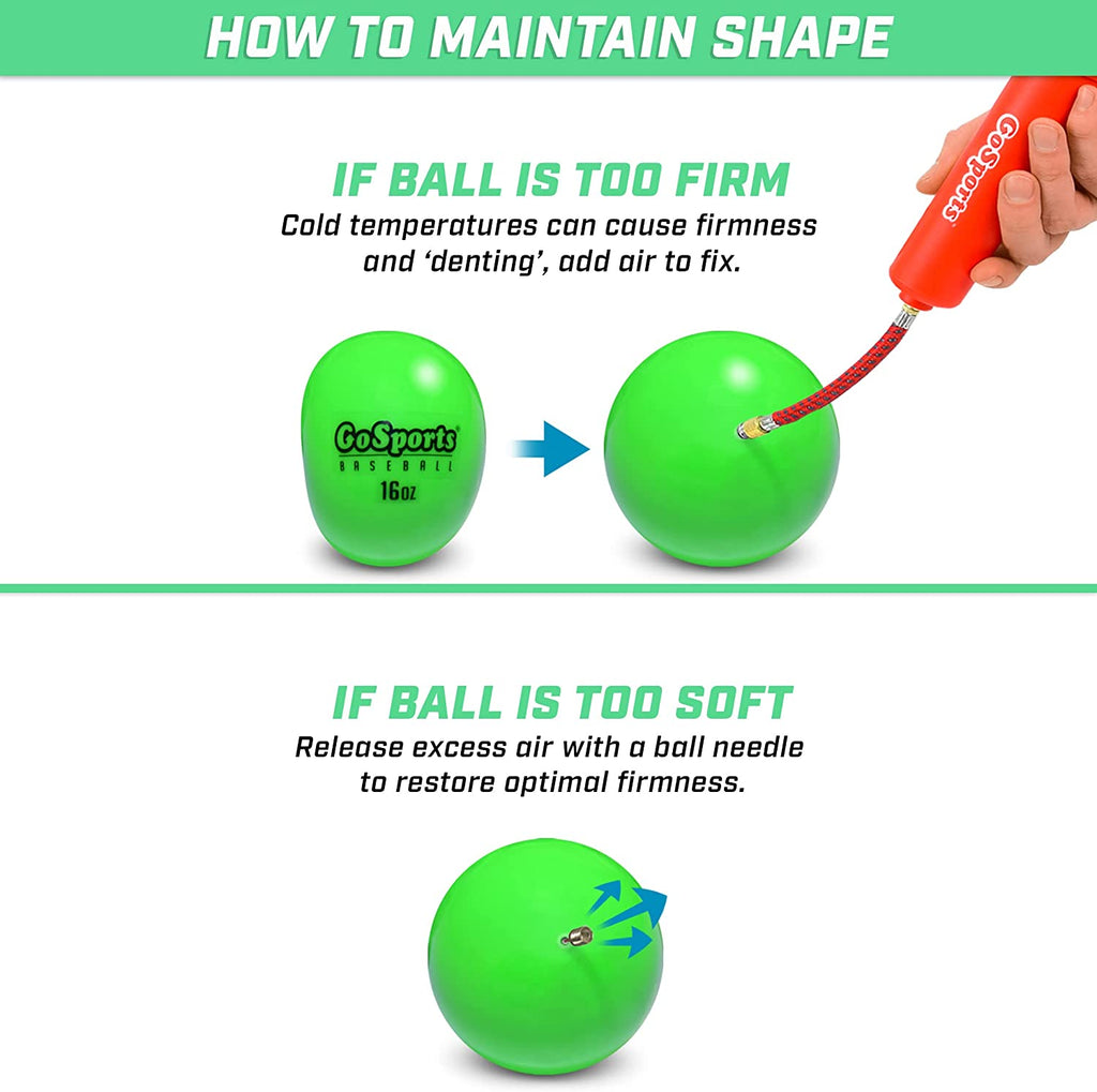 16 Oz Weighted Training Baseballs - Choose Standard or PRO - Hitting & Pitching Training for All Skill Levels - Improve Power and Mechanics