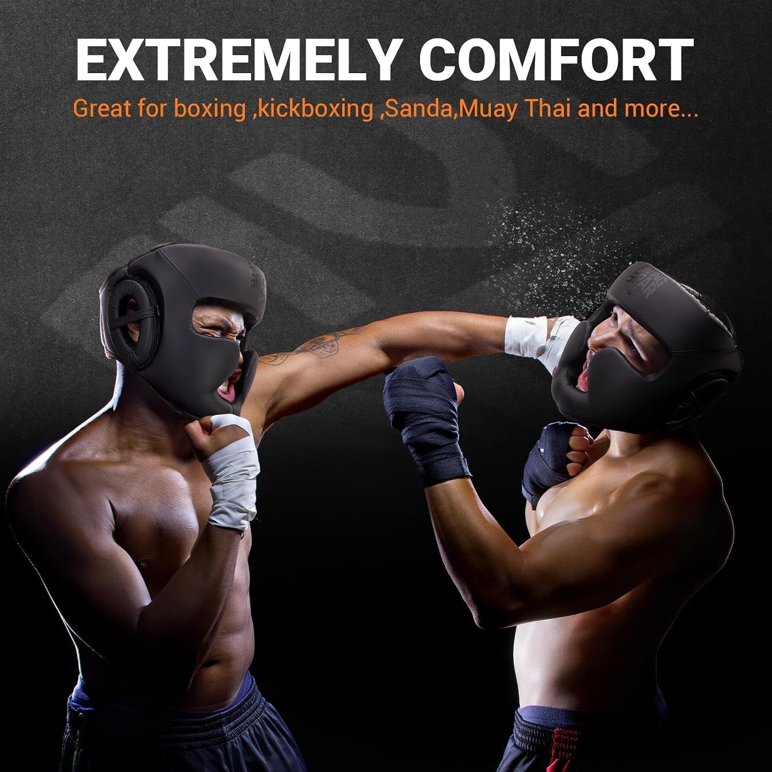 Boxing Headgear | Professional Training Equipment,For Adult Men & Women,For Mma,Head Guard,Muay Thai,Boxing,Wrestling,Sparring -