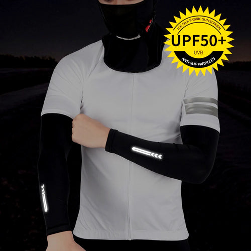 1 Pair UV Sun Protection Cooling Arm Sleeves for Men & Women - UPF 50 Sports Compression Cooling Athletic Sports Sleeves