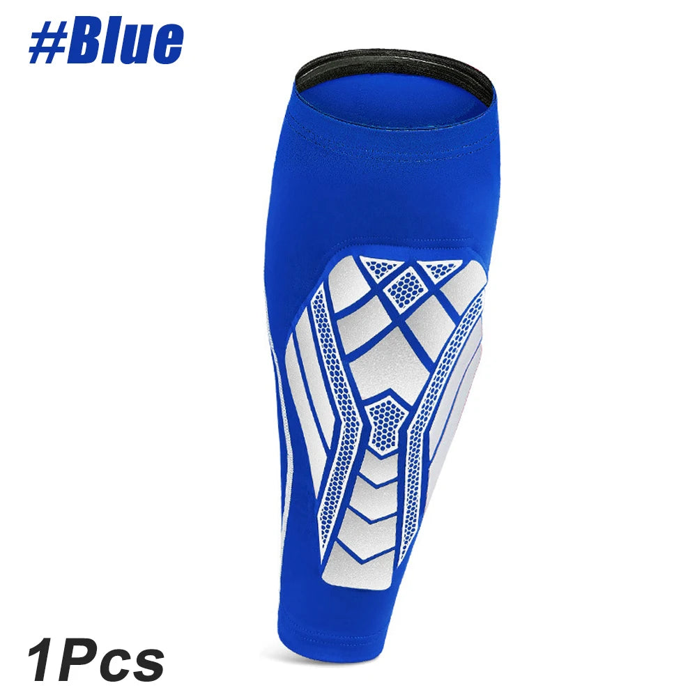 1 Pcs Calf Compression Sleeves with EVA Pad for Men and Women, Leg Support for Shin Splints, Shin Guards for Home Work Garden