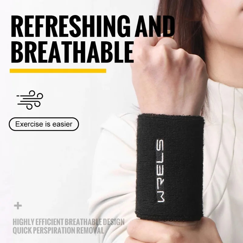 1/2Pcs Wristbands Sweatbands Absorbent Stretchable Wrist Bands for Working Out Quick Drying Wrist Sweat Bands for Fitness