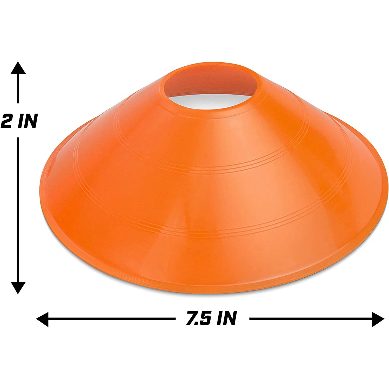 Set of 50 Agility Soccer Cones with Carry Bag Logo Disc and Holder for Training Football Kids Sports Field Cone Markers