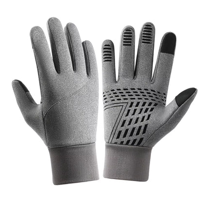 GTUBIKE Cycling Gloves for Men Women Motorcyclist Autumn Winter Warm Camping Gloves Ski Bicycle Velvet Touch Screen Waterproof