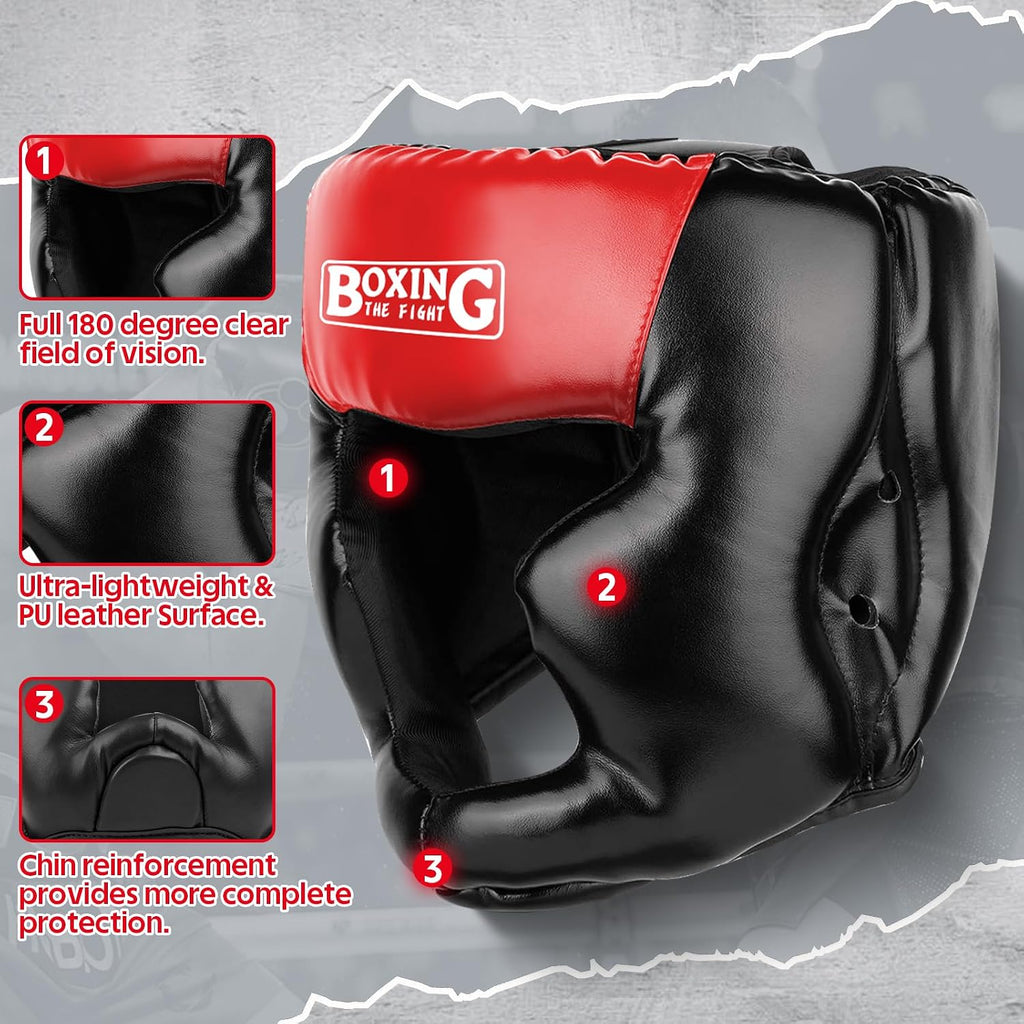 2 Pack & 1 Pack Boxing Headgear - Sparring Safety Head Guard for MMA, Kickboxing, Muay Thai, Boxing - Men, Women, Kids