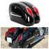 Universal Motorcycle Saddle Bags W/ Lights & Locks Fit Motorcycle Crusier Honda Yamaha Harley Suzuki Kawasaki