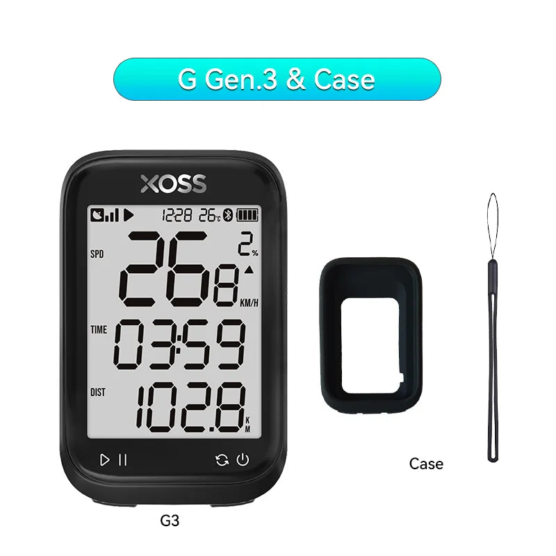G3/G3+ GPS Bike Computer G/G+ Gen.3 Power Meter Cadence Speed Bicycle Odometer G3 plus Waterproof Lights Connection Cycling