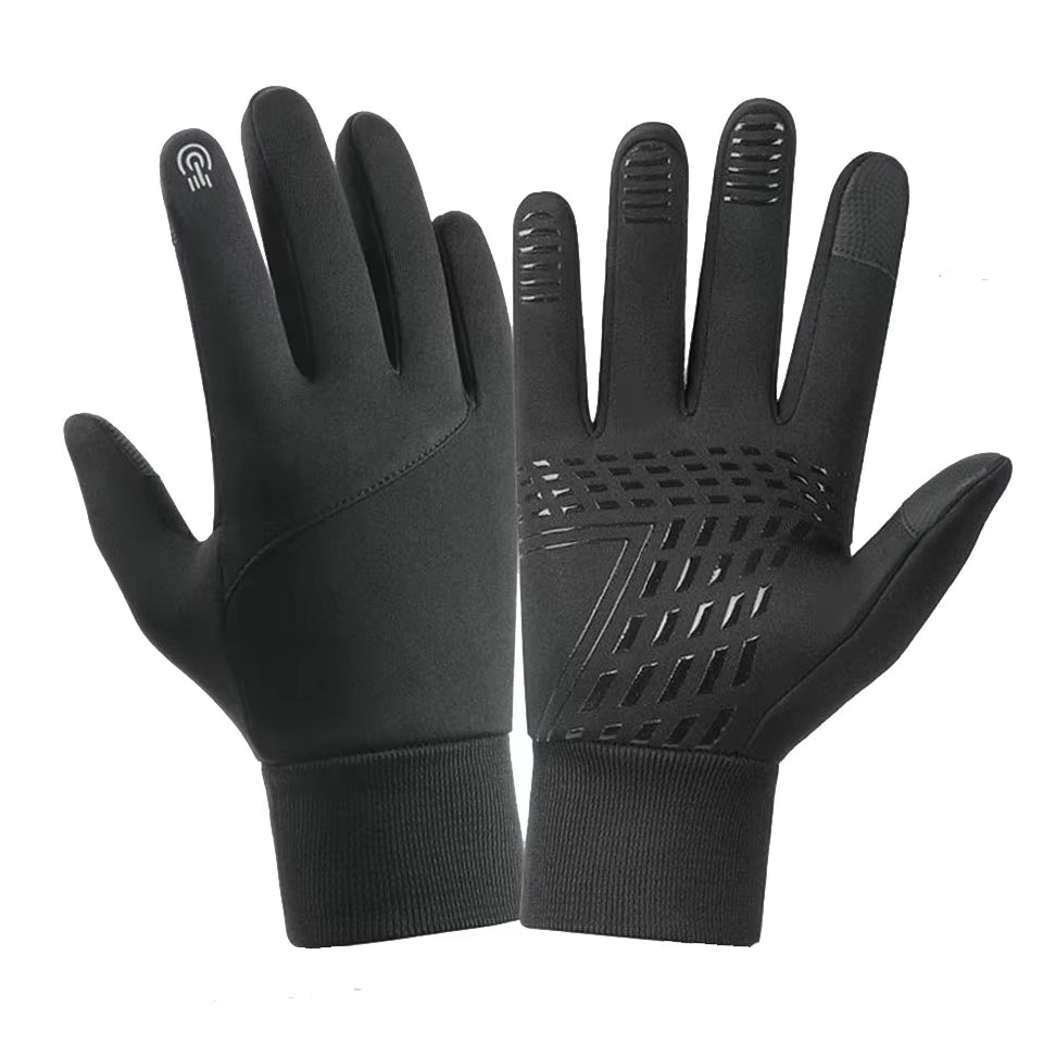 GTUBIKE Cycling Gloves for Men Women Motorcyclist Autumn Winter Warm Camping Gloves Ski Bicycle Velvet Touch Screen Waterproof