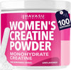 Micronized Creatine Monohydrate Powder for Women, Unflavored, 10.6 Oz (100 Servings)