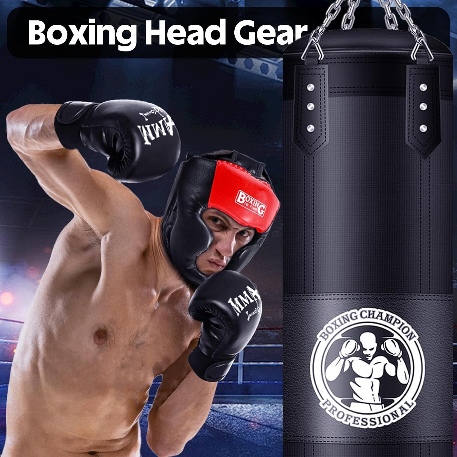 2 Pack & 1 Pack Boxing Headgear - Sparring Safety Head Guard for MMA, Kickboxing, Muay Thai, Boxing - Men, Women, Kids