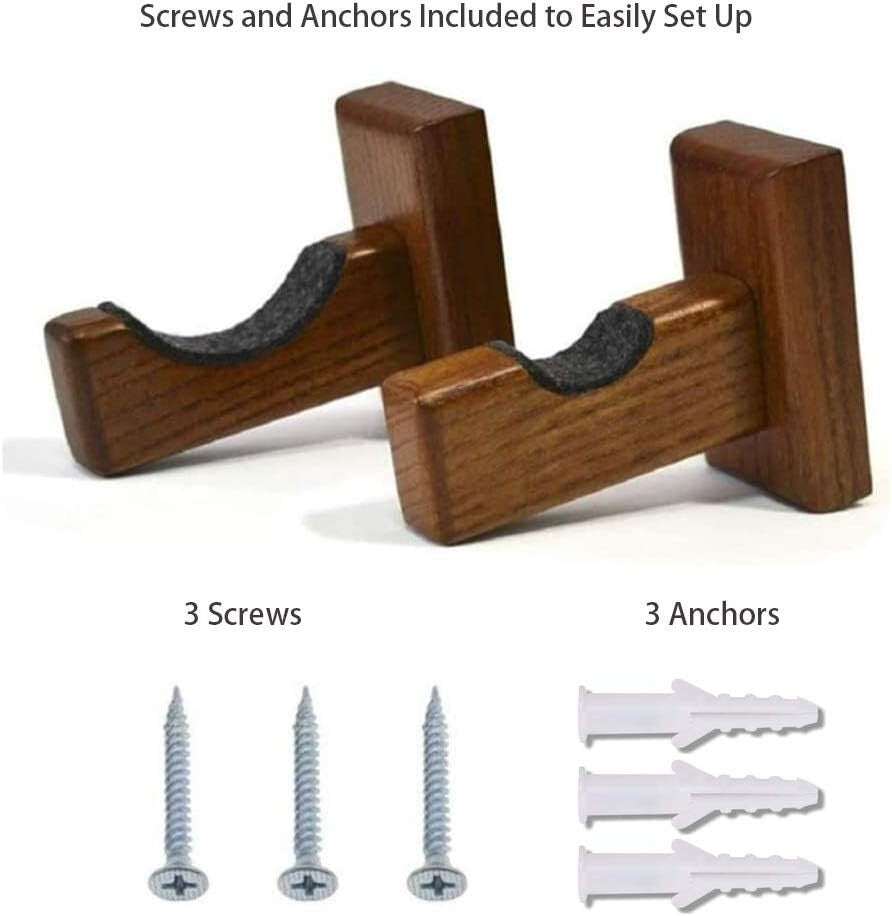 Baseball Bat Display Case Wall Mount Bat Holder Hanger Solid Ash Tree Handmade