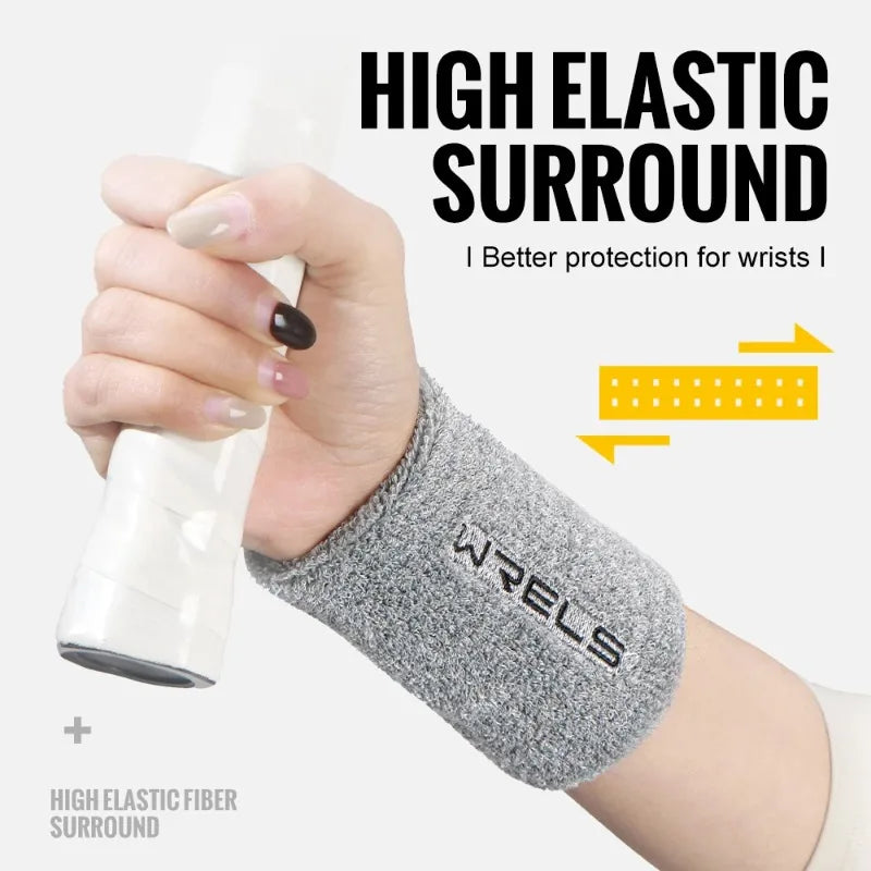 1/2Pcs Wristbands Sweatbands Absorbent Stretchable Wrist Bands for Working Out Quick Drying Wrist Sweat Bands for Fitness