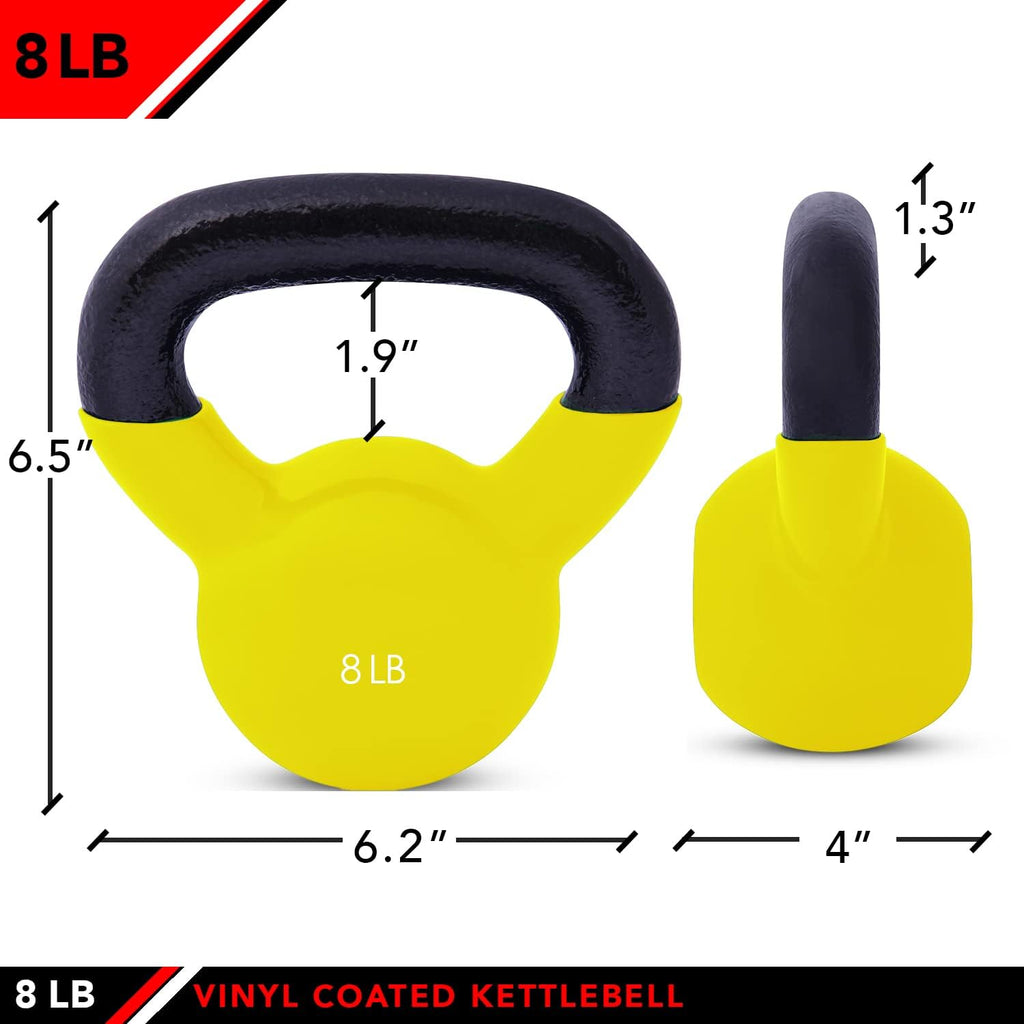 Kettlebell Weights Vinyl Coated Iron