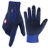 Winter Gloves for Men Women Touchscreen Windproof Thermal Warm Cycling Glove with Zipper Non-Slip Outdoor Driving Sport Gloves