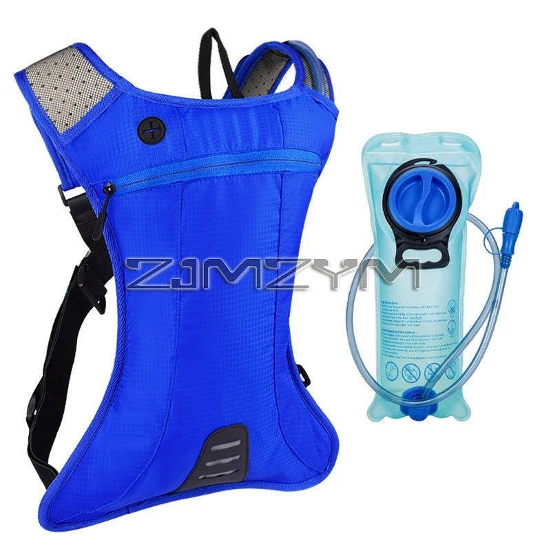 Waterproof Hydration Backpack Comfortable Breathable Sport Water Bag Backpacks with 2L Water Bag for Running Cycling Tourism