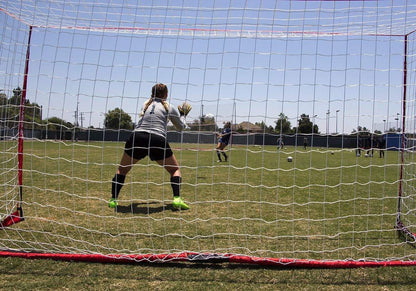 Portable Soccer Goal, Soccer Net with Collapsible Steel Base, Pop up Soccer Training Equipment, 1 Goal &amp; Zipper Storage Bag (12 X 6 FT)