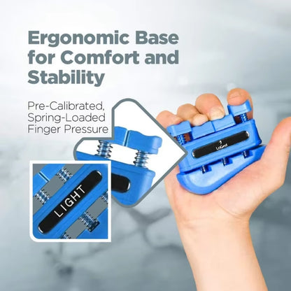 Finger Strengthener Finger Exerciser for Forearm and Hand Strengthener Hand Grip Workout Equipment for Musician Rock Climbing
