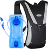 Running Hydration Vest - Lightweight Insulated Hydration Backpack with 2L Water Bladder, Adjustable Chest Straps and Reflective Water Backpack for Running Marathon Race Hiking Cycling