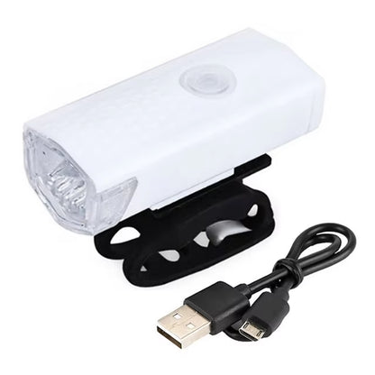 MTB Front Rear Bicycle Bike Lights Set Mountain Bike Night Cycling Headlight USB LED Safety Warning Taillight Bike Accessories