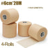 4 Rolls OK TAPE Pre Wrap Athletic Tape Foam,Underwrap Tape Sports Foam,Underwrap Bandage Athletic for Ankle Wrists Knees Sports