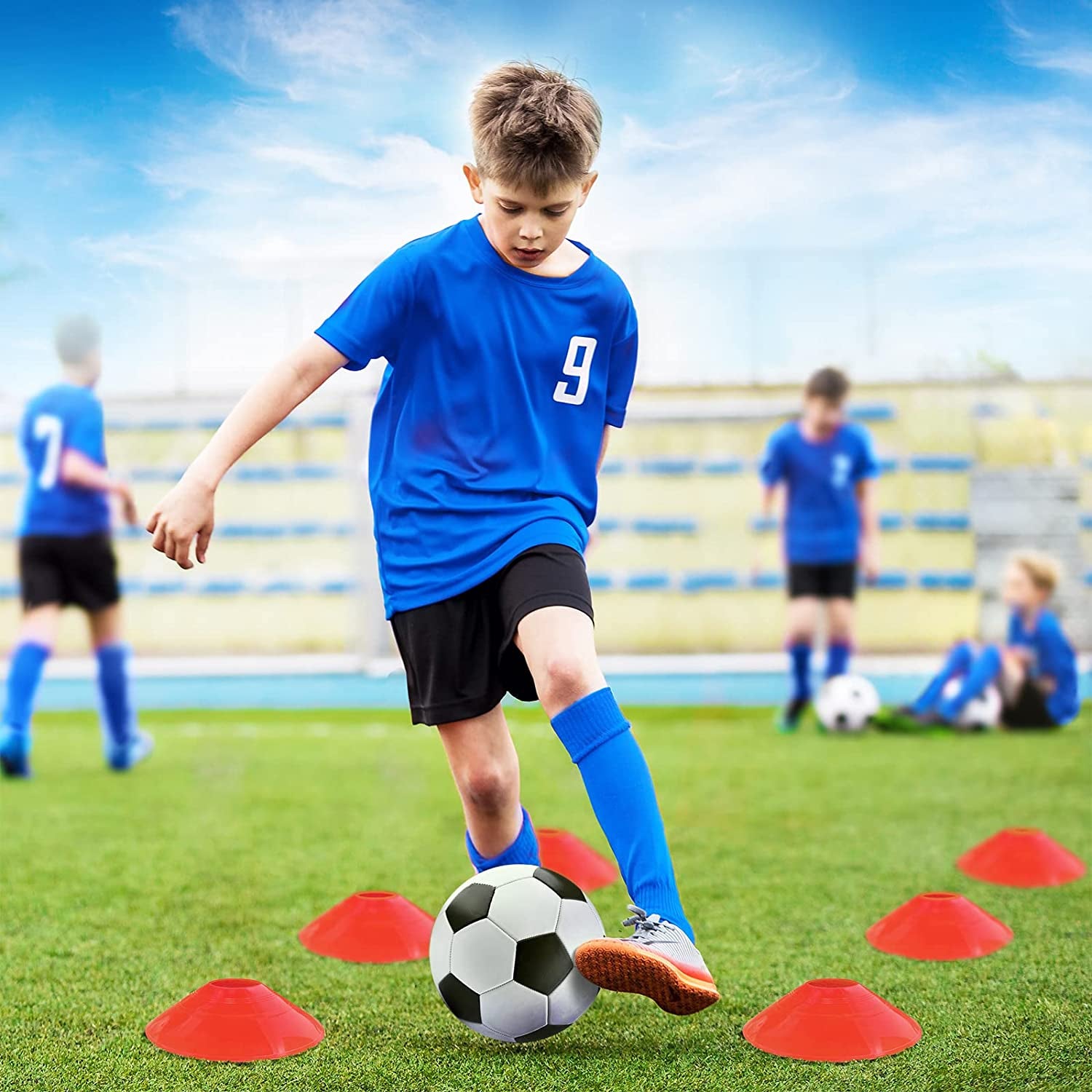 Kids Soccer Goals for Backyard Set - 2 of 4&