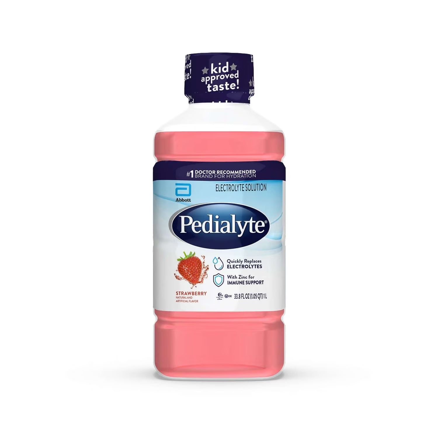 Electrolyte Drink, Strawberry, 1 Liter