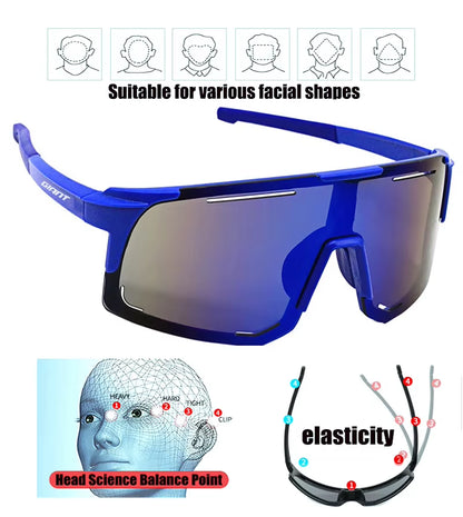 【Fashion Trend Cycling Fishing Sunglasses - Unisex, UV Protection, Lightweight &amp; Durable, Must-Have for Outdoor