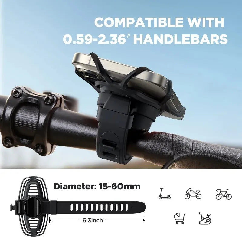 Joyroom Bike Phone Holder Bicycle Motorcycle Phone Mount Holder 7.2&