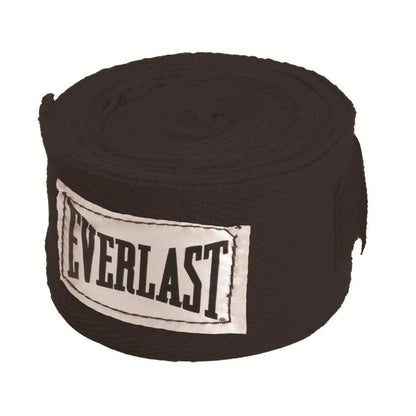 (3 Pack)  108" Boxing Hand Wraps – Black, Poly-Cotton, Adjustable Strap, 2-Pack