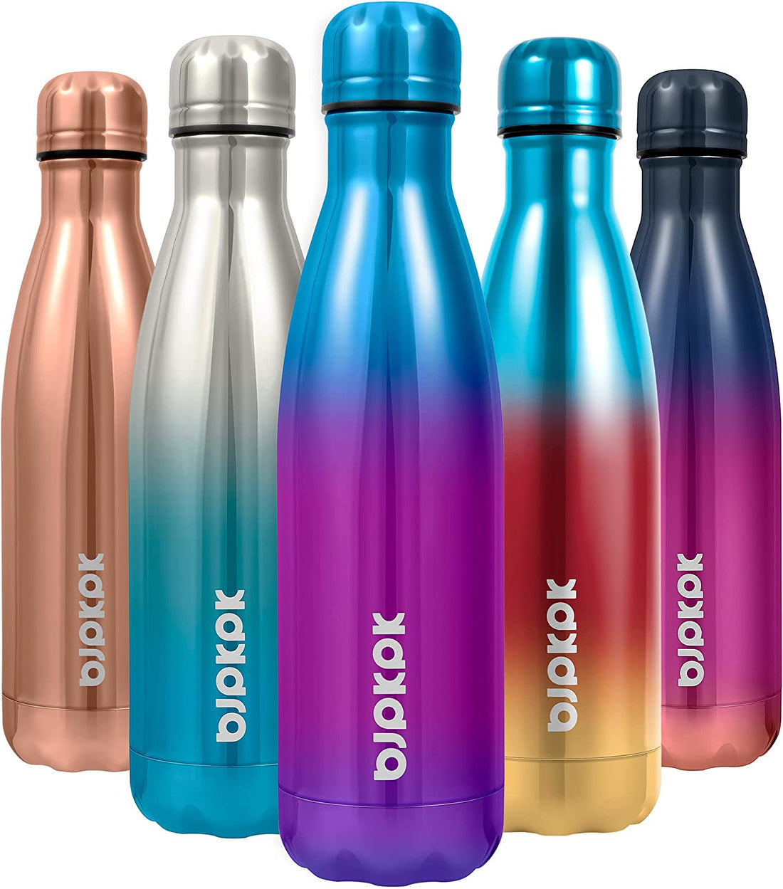 17Oz Insulated Stainless Steel Water Bottles,Sports Water Bottles Keep Cold for 24 Hours and Hot for 12 Hours,Bpa Free for Travel,Freeze Burn