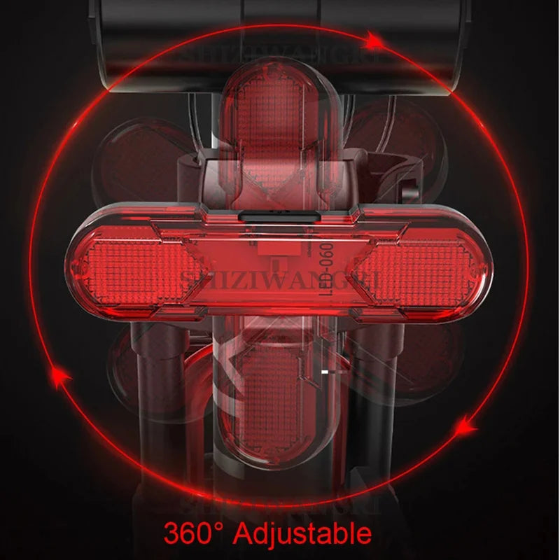 MTB Bike Front Lights USB LED Rechargeable Waterproof Mountain Bike Headlight Bicycle Safety Warning Light Cycling Accessories