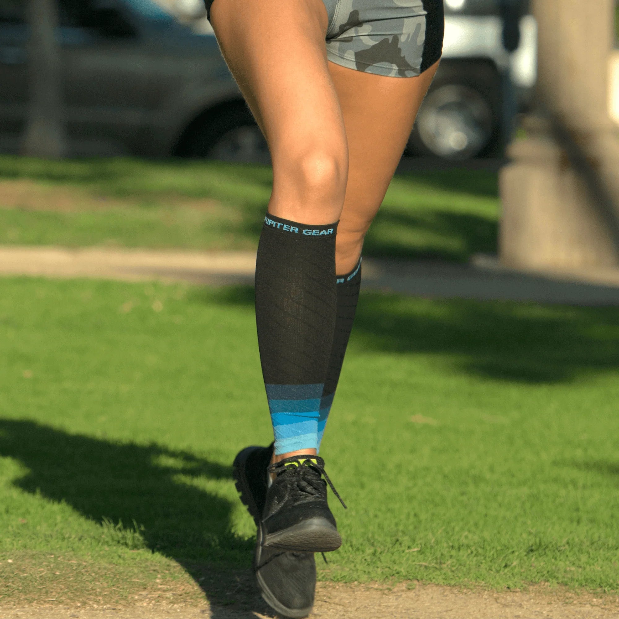 Jupitergear Endurance Compression Calf &amp; Leg Sleeve for Running and Hiking