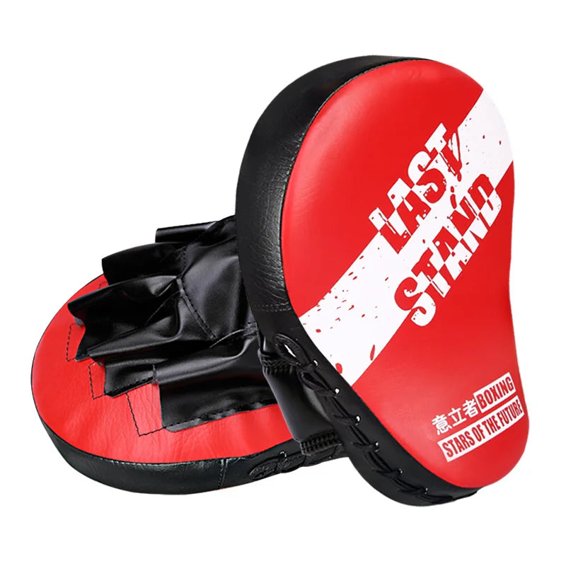Sports Punching Mitts for Men, Women, &amp; Kids, Leather Focus Mitts for Martial Arts &amp; Boxing Training, Curved Punch Mitts for Kar
