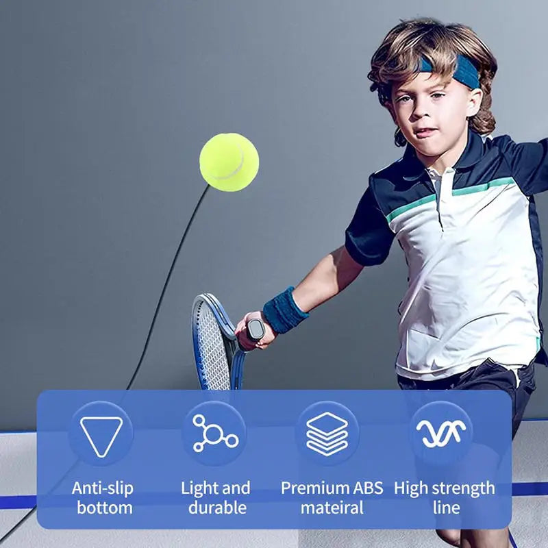 Tennis Training Ball Tennis Trainer Professional Training Primary Tool Exercise Self Study Rebound Ball Indoor Tennis Exercise