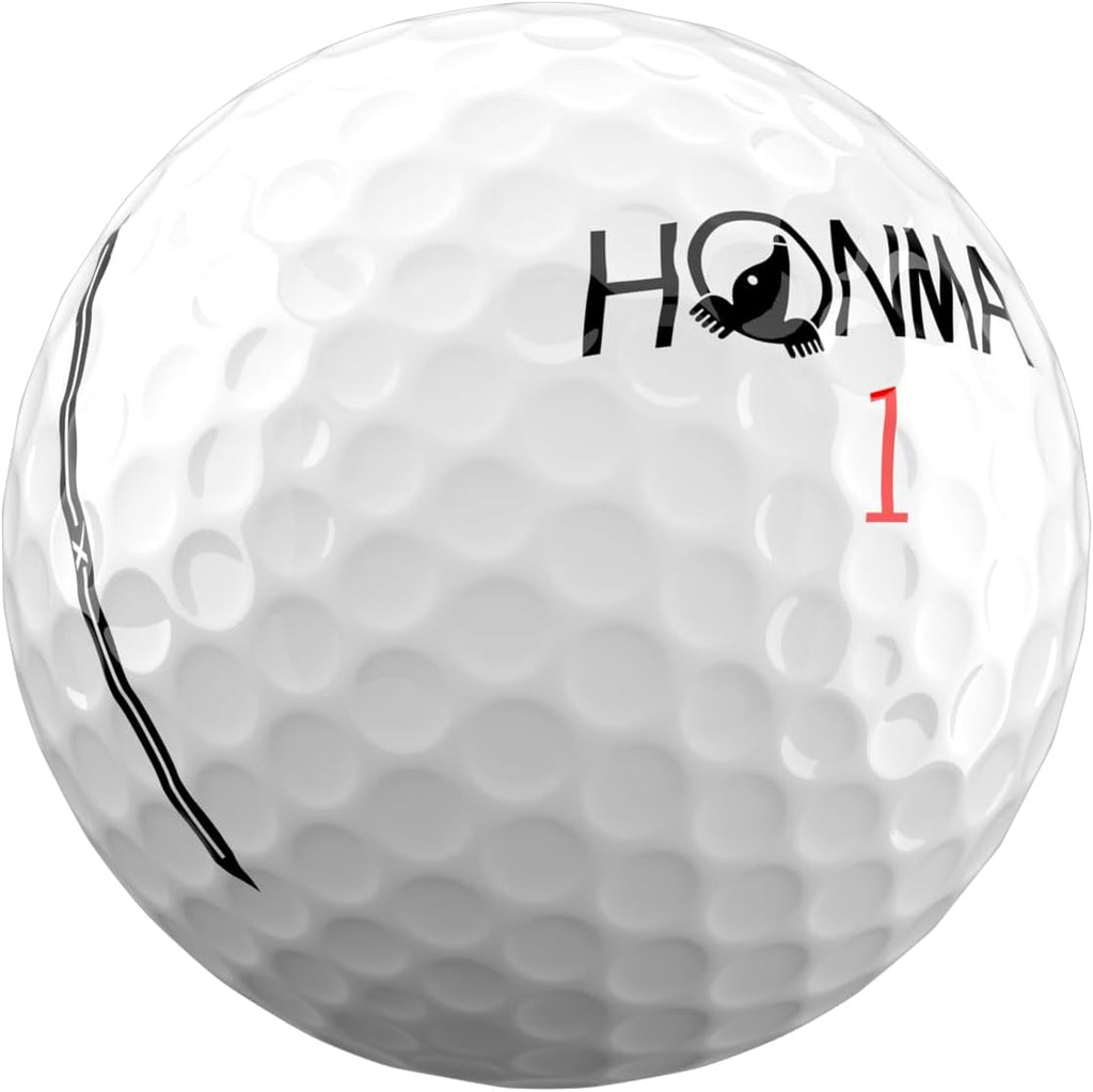 TW-X & TW-S Tour Golf Balls, 3-Piece, White & Yellow, 1 Dozen | Precision Spin Control • Long Distance • Soft Feel • Stable Flight • for Moderate to Fast Swing Speeds
