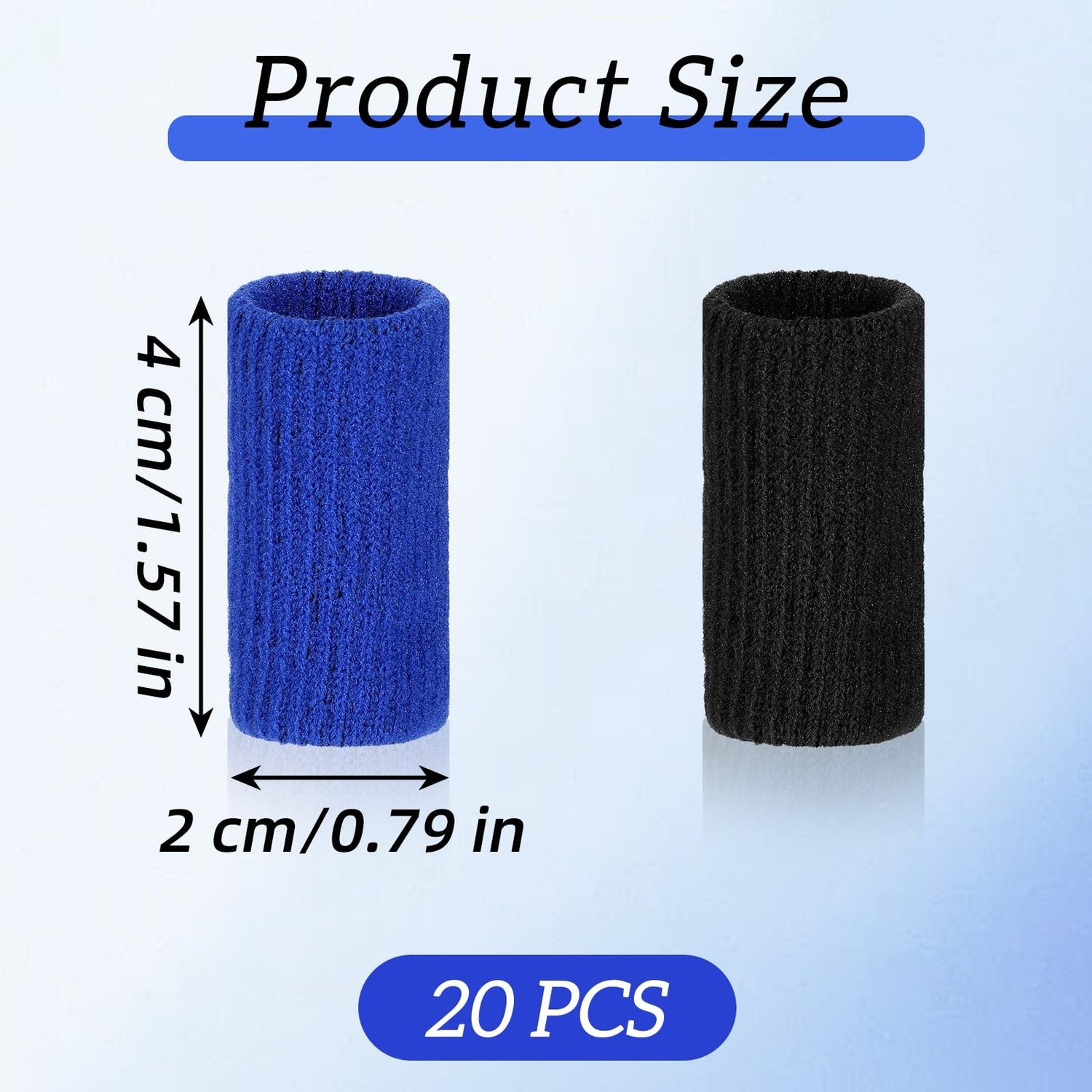 20 Pcs Breathable Finger Brace Elastic Sports Finger Compression Sleeves