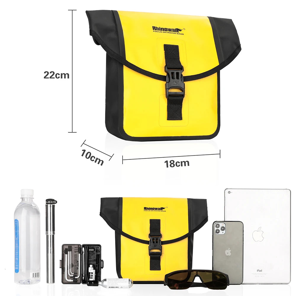 Bicycle Bags Handlebar Bag Waterproof Frame Pannier Bag Multifunction Portable Shoulder 2023 New Bag Bike Accessories
