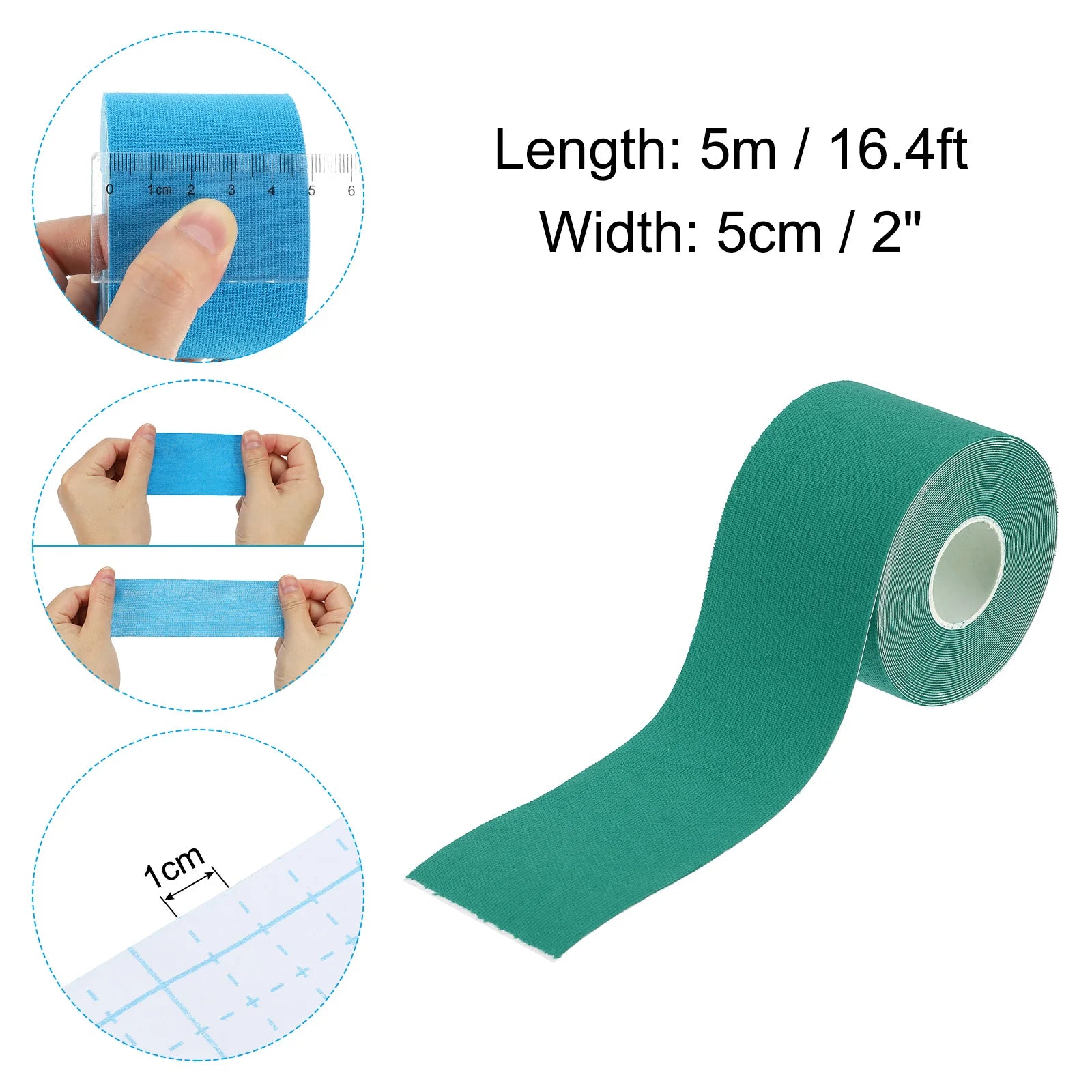 5Cm Aerial Hoop Tape Athletic Tape Adhesive Non-Slip Grip Tape Yoga Rig Sport Tape for Wrapping Exercises Gymnastics 16.4Ft