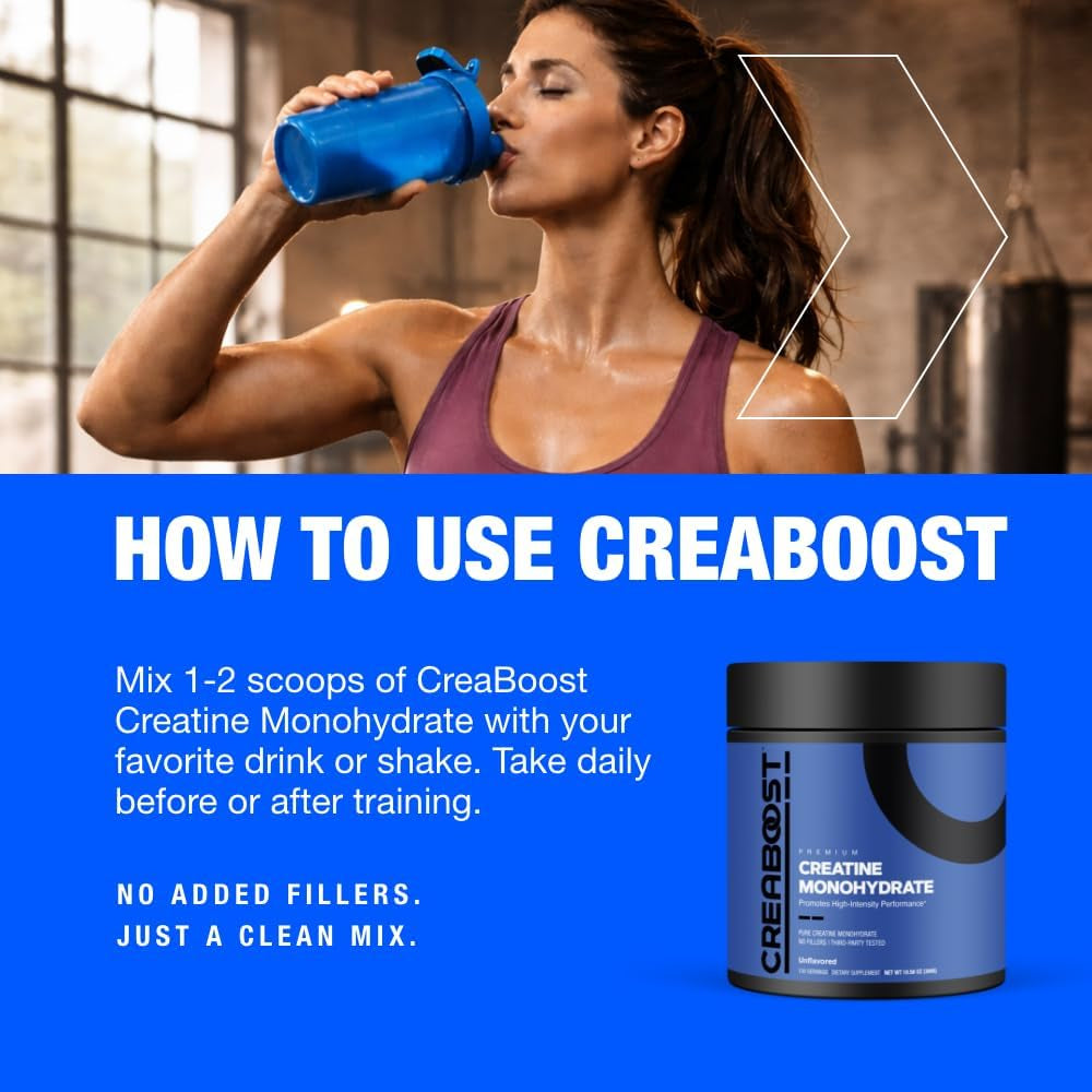 Premium Creatine Monohydrate Powder - Unflavored