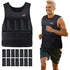 Adjustable Weighted Vest for Men Women,2-20 Lbs Adjustable Weighted Vest with Straps Womens Running Weight Vest for Walking Stre