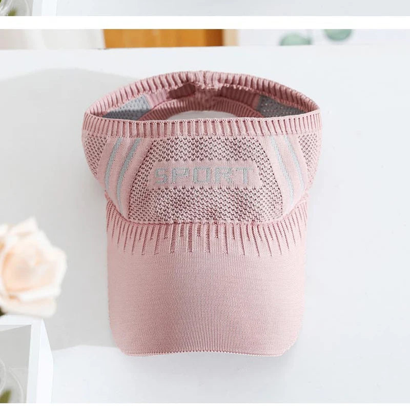 Outdoor Sport Visors Hat Caps Top Air Breathable Casual Sun Visor Running Hat Cap for Women Men Summer
